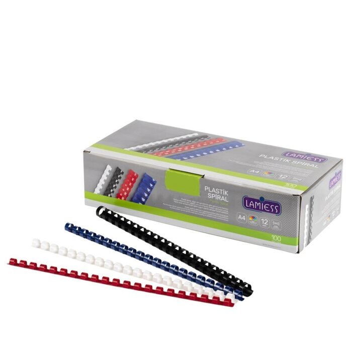 Lamiess 22 Mm Plastik Spiral Mavi 50'Li