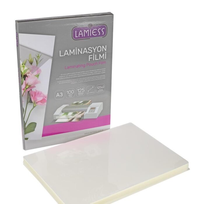 Lamiess  A-3 125 Mıc.Mat Polyester Laminasyon Filmi 100'Lü