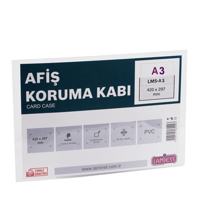 Lamiess  A-3 420X297 Mm Soft Afiş Koruma Kabı 30'Lu