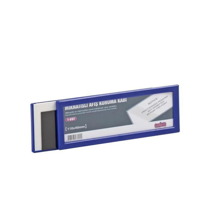 Lamiess  T-692 110X40 Mm Mıknatıslı Afiş Koruma Kabı 60'Lı